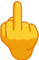 middle finger